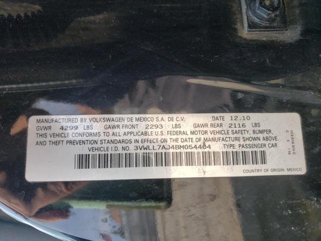 Photo 10 from auction – 2011 VOLKSWAGEN JETTA TDI with VIN 3VWLL7AJ4BM054404