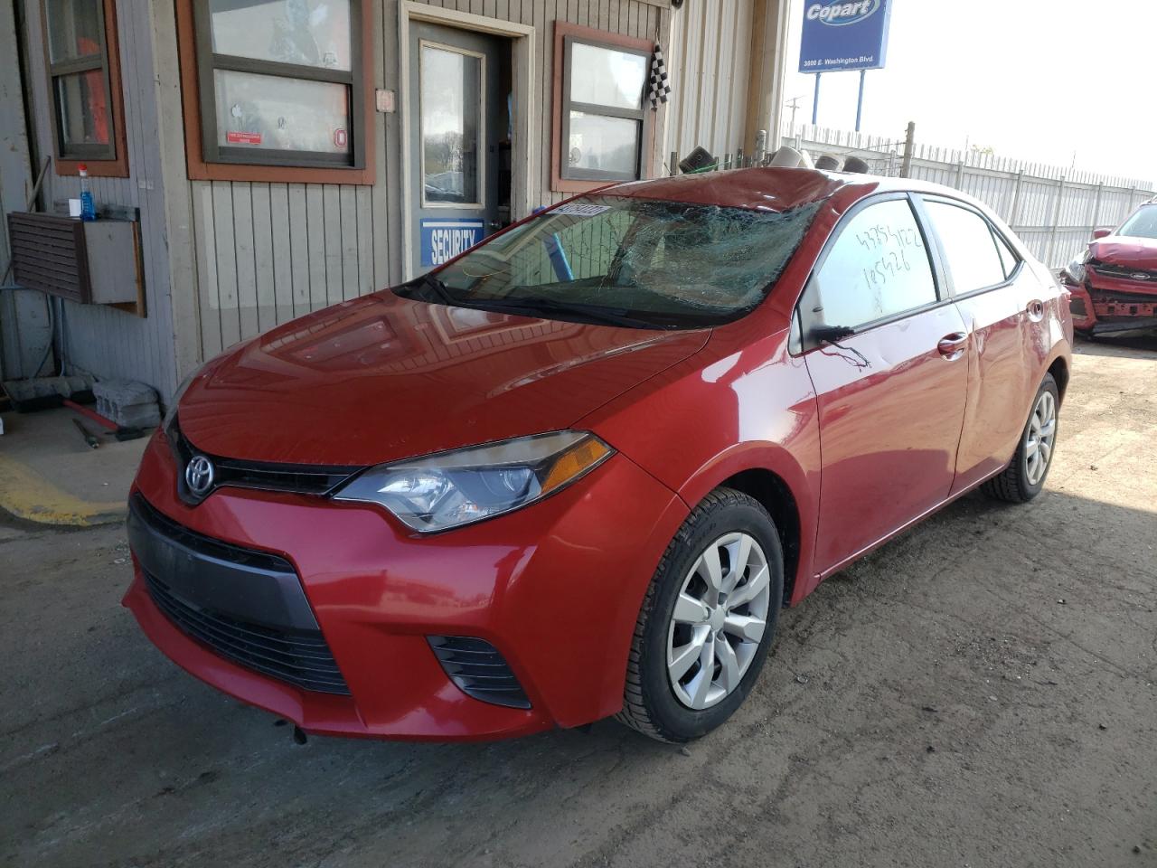 Photo 2 from auction – 2016 TOYOTA COROLLA L with VIN 2T1BURHE0GC631977