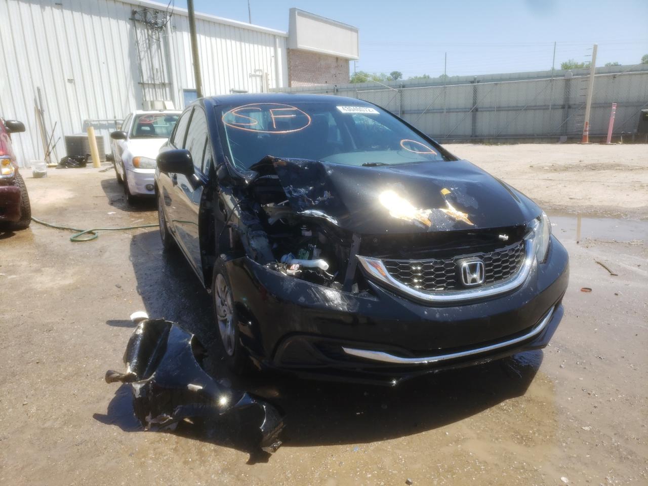 HONDA CIVIC LX 2014 with VIN 19XFB2F54EE054564 - Photo from auction