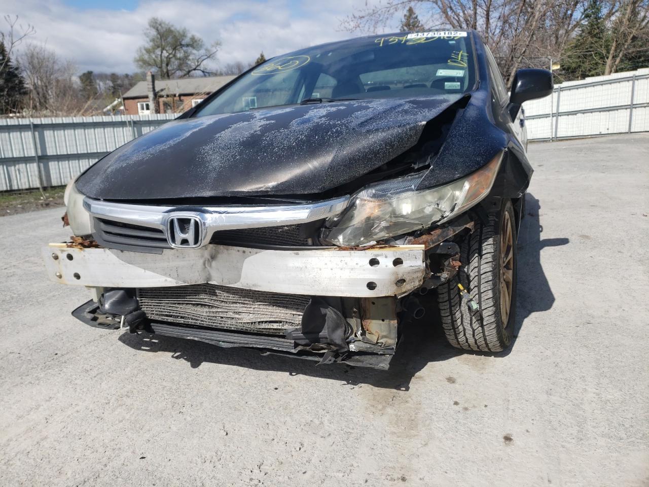 Photo 9 from auction – 2012 HONDA CIVIC EXL with VIN 2HGFB2F9XCH515918