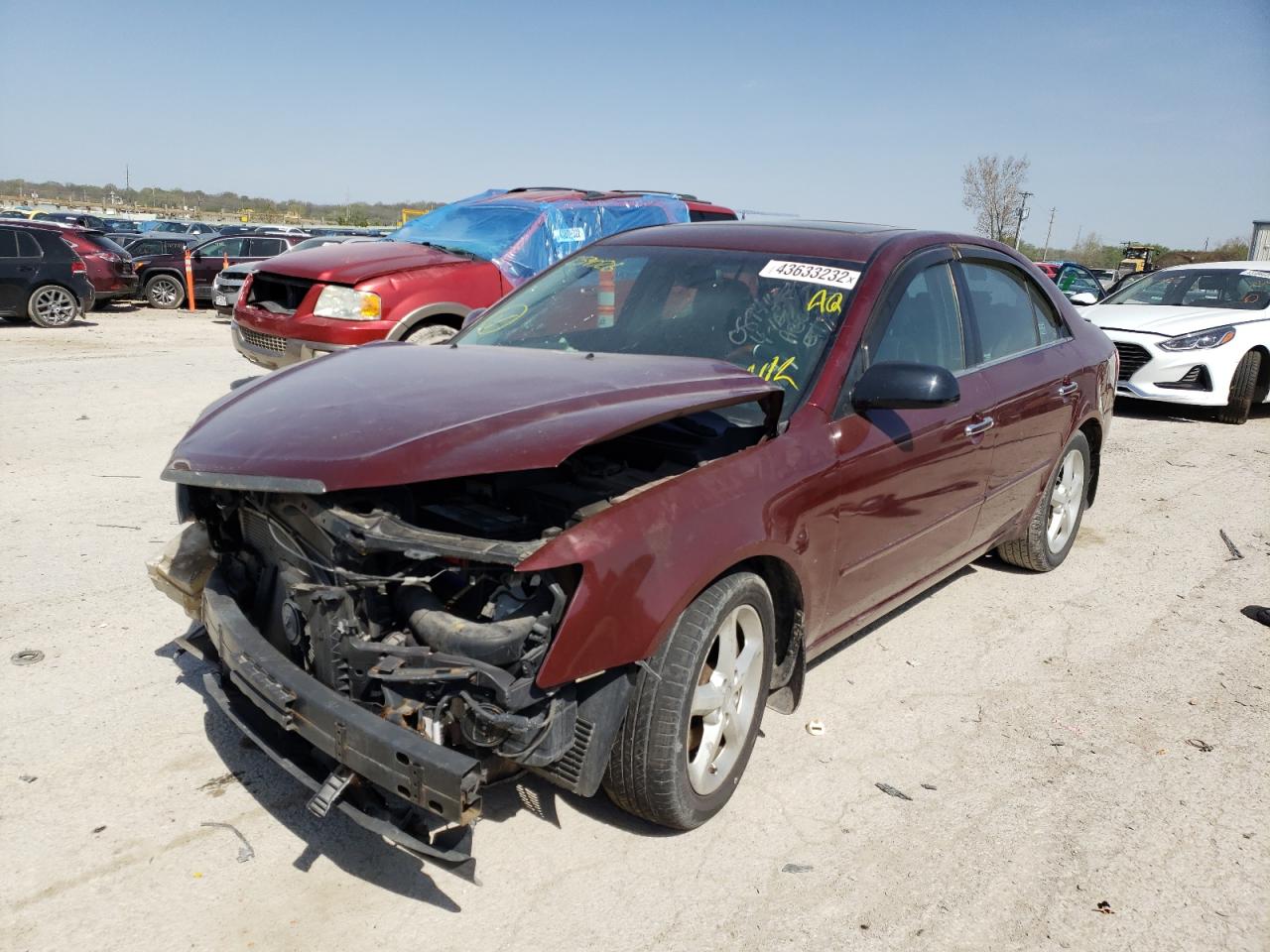 Photo 2 from auction – 2007 HYUNDAI SONATA SE with VIN 5NPEU46F37H259026