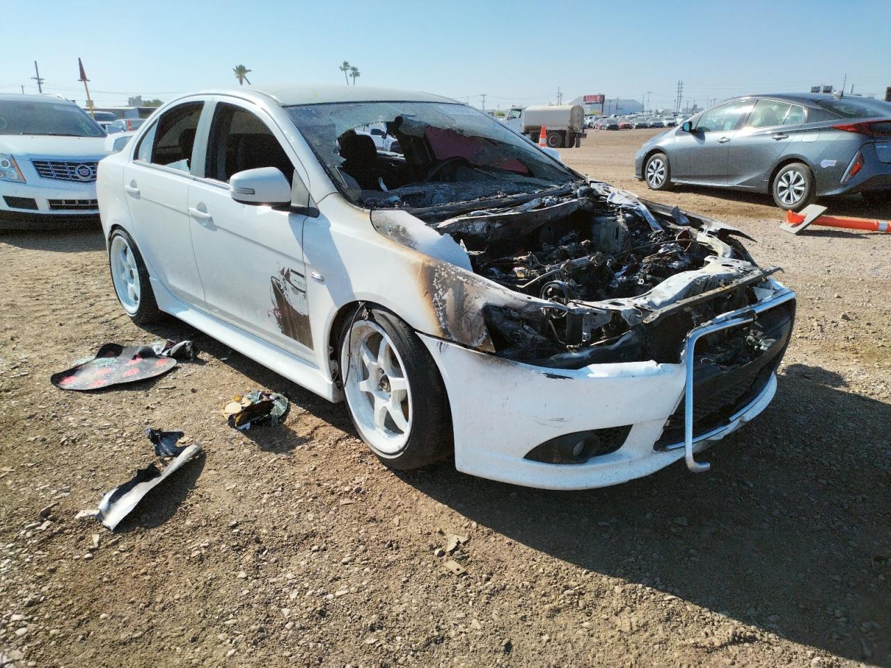MITSUBISHI LANCER 2015 with VIN JA32U8FW9FU022036 - Photo from auction