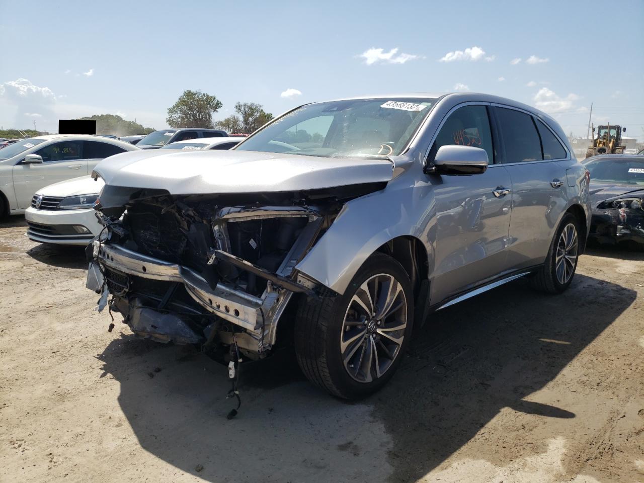 Photo 2 from auction – 2019 ACURA MDX TECHNO with VIN 5J8YD3H55KL004492