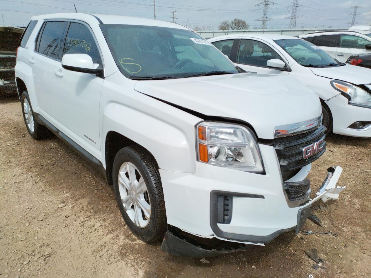 GMC TERRAIN SL 2017 with VIN 2GKFLSEK7H6122921 - Photo from auction