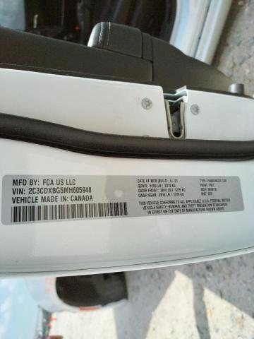 Photo 10 from auction – 2021 DODGE CHARGER SX with VIN 2C3CDXBG5MH605948