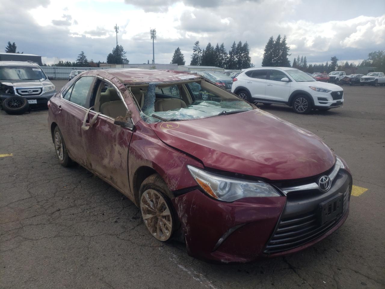 TOYOTA CAMRY LE 2015 with VIN 4T1BF1FK4FU923441 - Photo from auction
