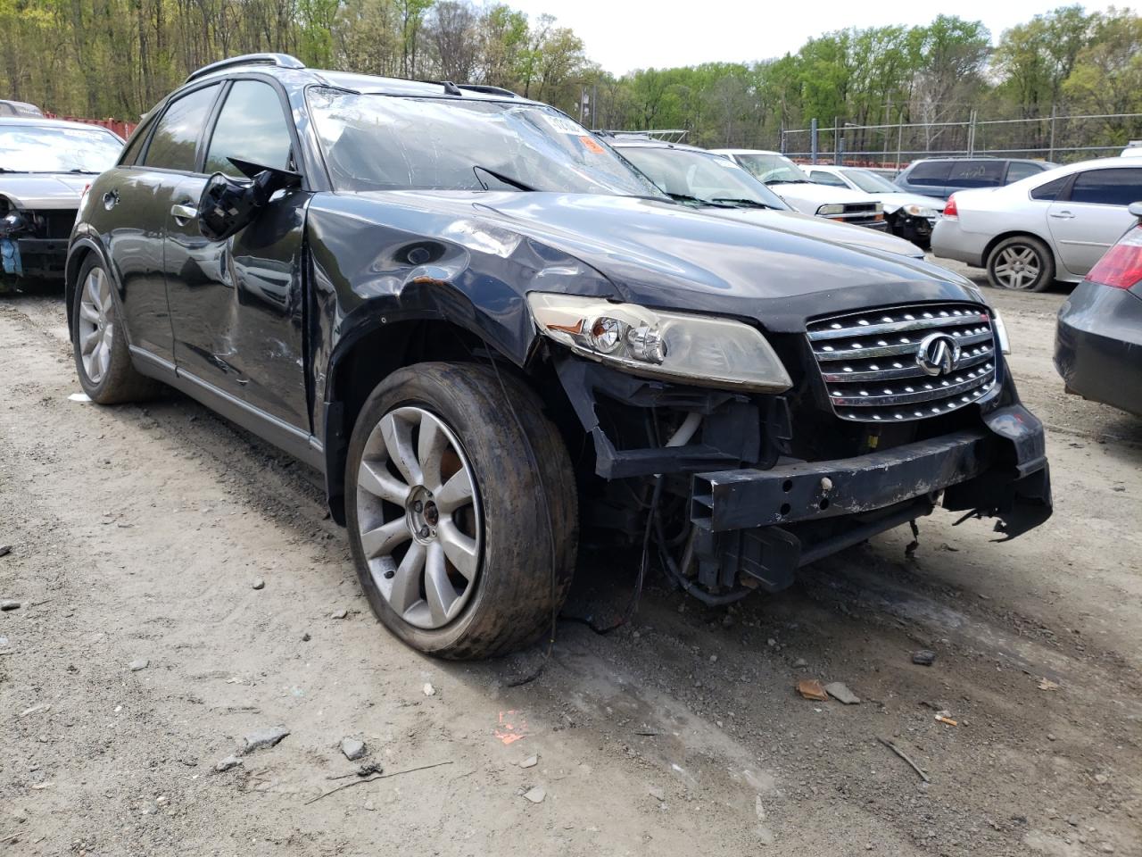 INFINITI FX35 2003 with VIN JNRAS08WX3X208678 - Photo from auction