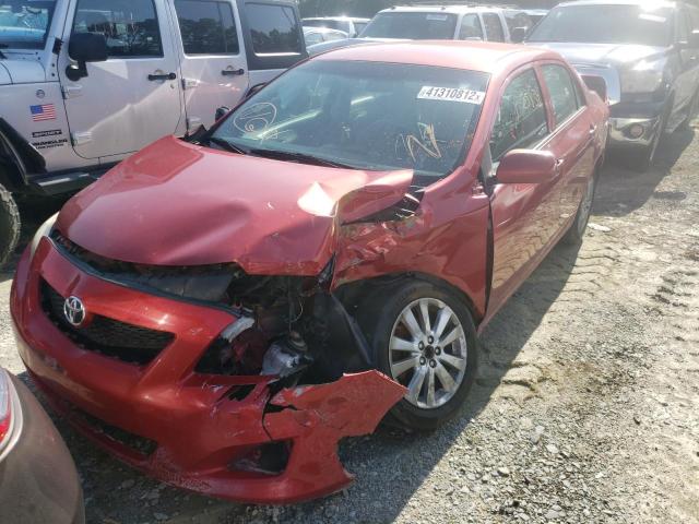 Photo 2 from auction – 2010 TOYOTA COROLLA BA with VIN 2T1BU4EE0AC310388