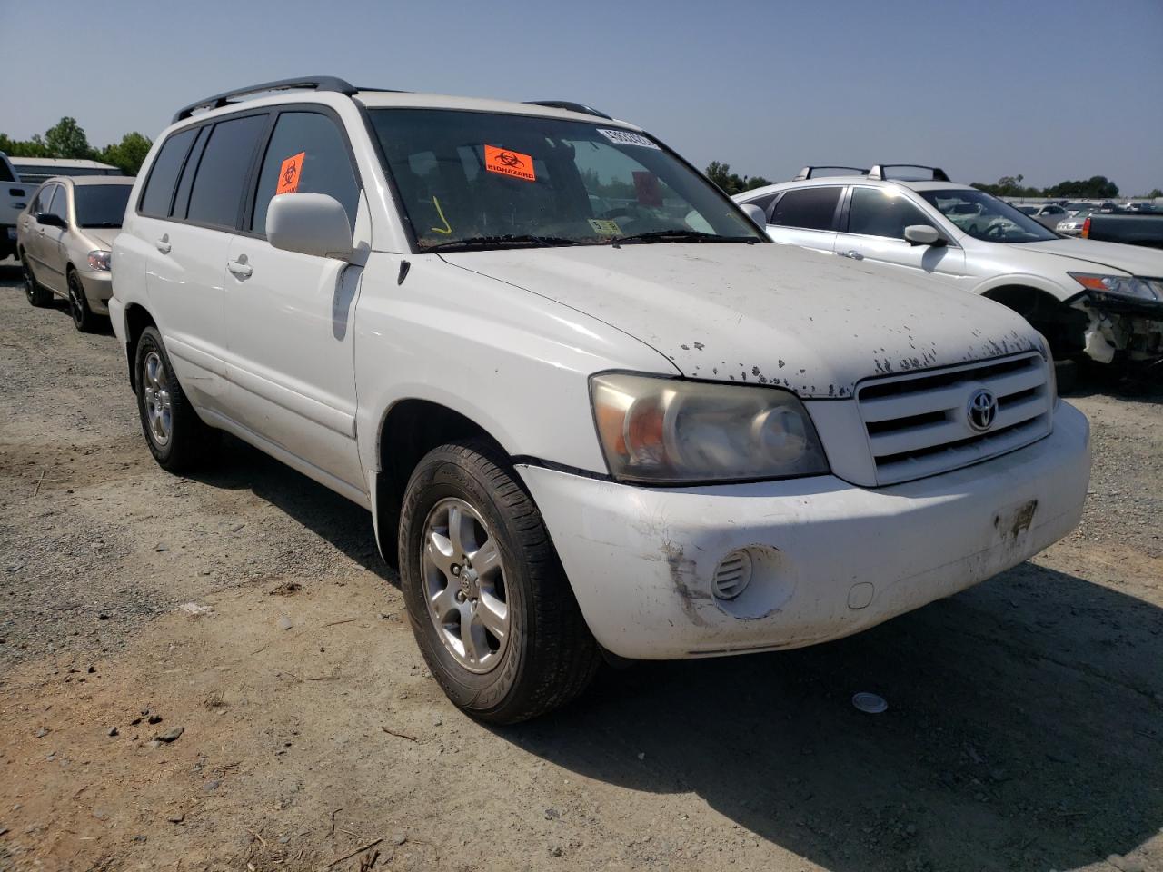 TOYOTA HIGHLANDER 2006 с VIN JTEDP21A760106093 - Фото с аукциона