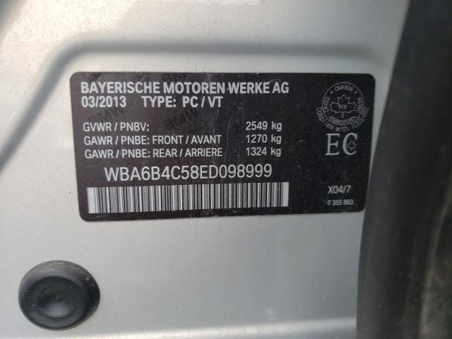 Photo 10 from auction – 2014 BMW 650 XI GRA with VIN WBA6B4C58ED098999