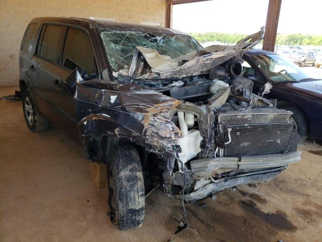 HONDA PILOT LX 2013 with VIN 5FNYF3H24DB002009 - Photo from auction