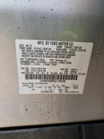 Photo 10 from auction – 2014 FORD TAURUS SEL with VIN 1FAHP2E89EG118528
