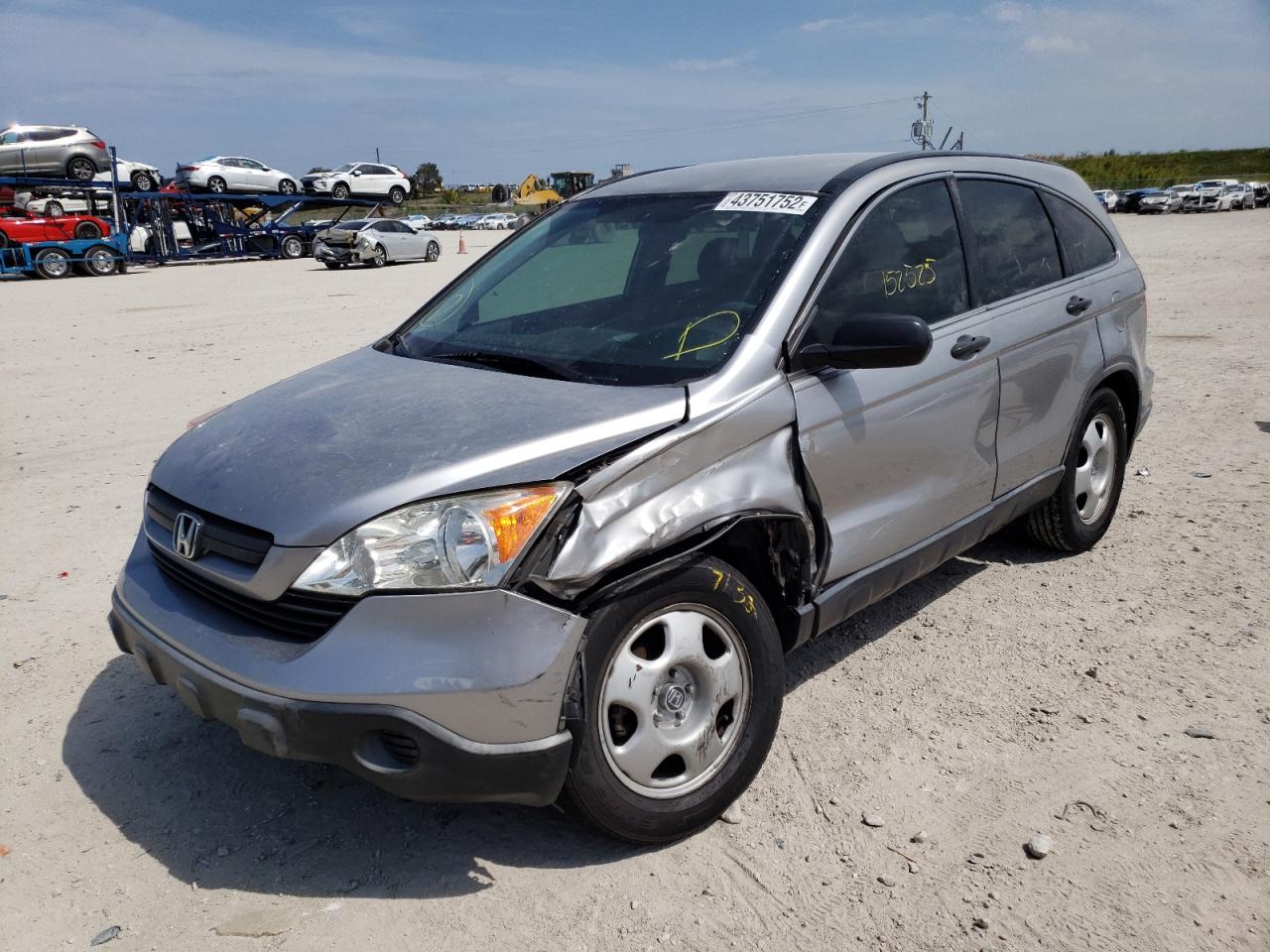Photo 2 from auction – 2007 HONDA CR-V EX with VIN JHLRE38307C033004