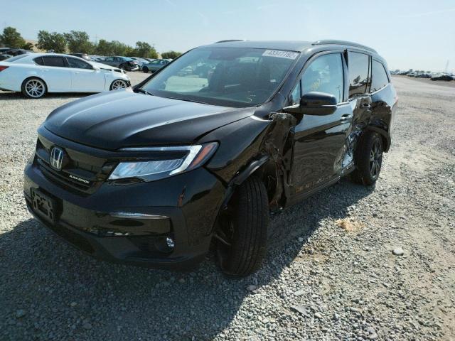 Photo 2 from auction – 2022 HONDA PILOT BLAC with VIN 5FNYF6H7XNB024479