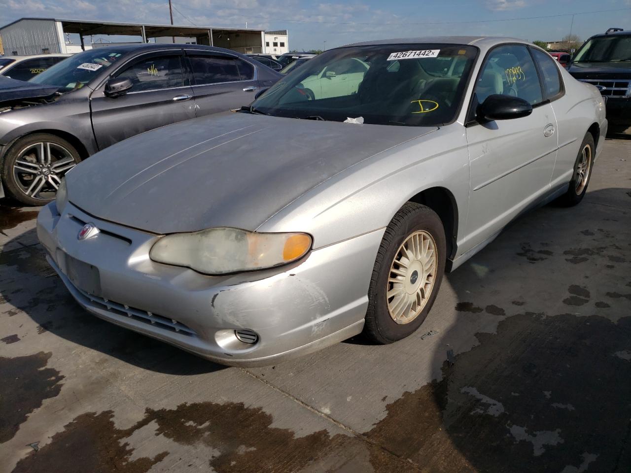 Photo 2 from auction – 2002 CHEVROLET MONTE CARL with VIN 2G1WW12E729299138