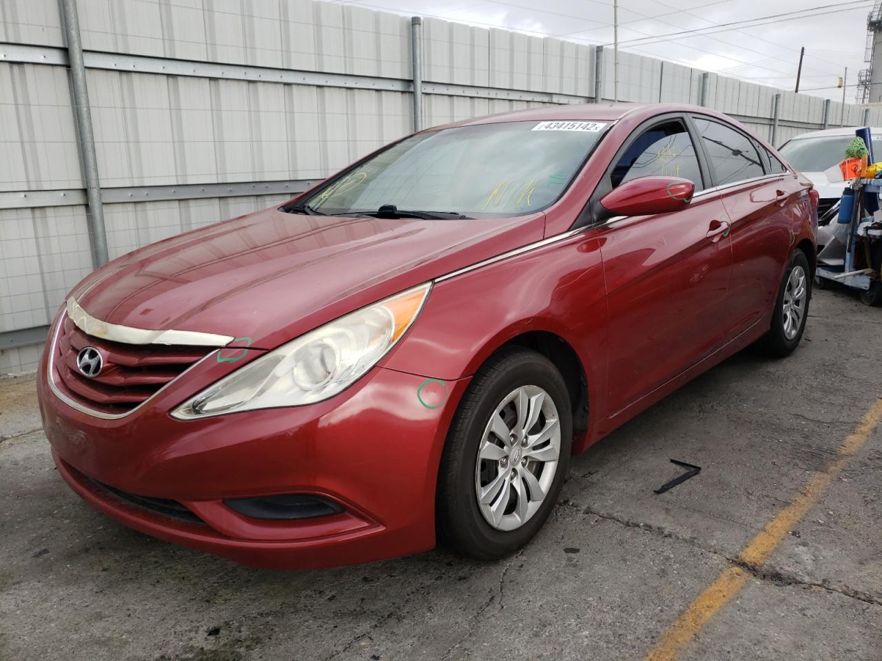 Photo 2 from auction – 2012 HYUNDAI SONATA GLS with VIN 5NPEB4AC6CH427867