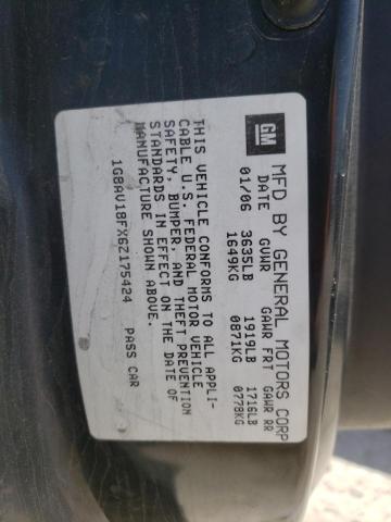 Photo 10 from auction – 2006 SATURN ION LEVEL with VIN 1G8AV18FX6Z175424