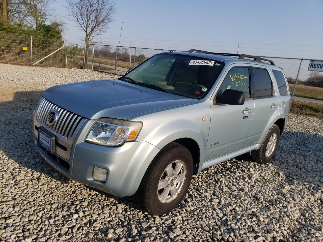 Photo 2 from auction – 2008 MERCURY MARINER with VIN 4M2CU81158KJ24704