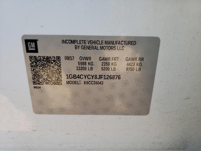 Photo 10 from auction – 2018 CHEVROLET SILVERADO with VIN 1GB4CYCY8JF126876