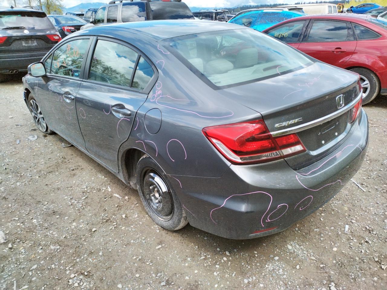 Photo 3 from auction – 2013 HONDA CIVIC EXL with VIN 19XFB2F9XDE237713