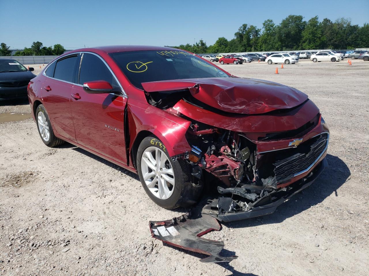 CHEVROLET MALIBU LT 2017 with VIN 1G1ZE5ST4HF199522 - Photo from auction