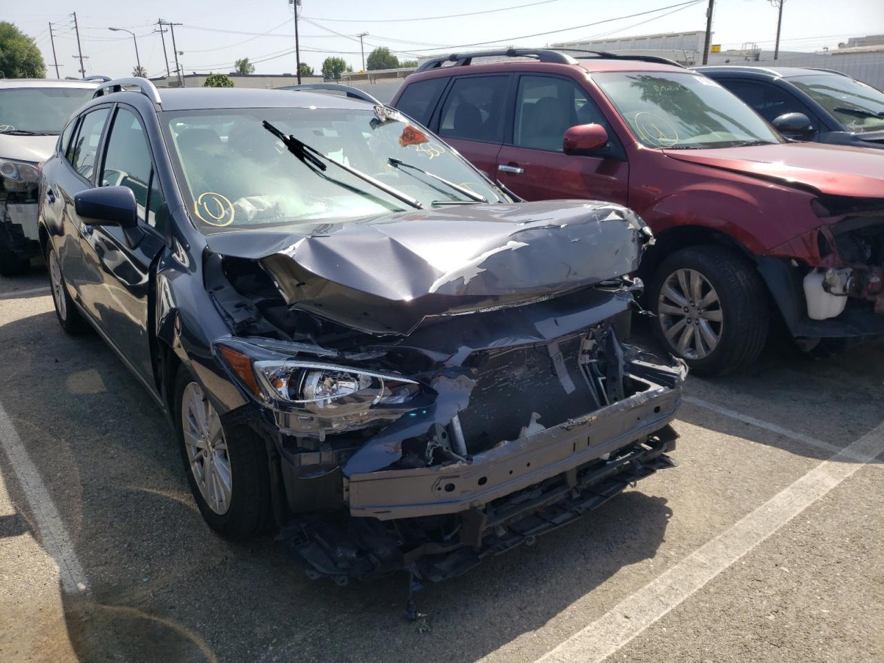 SUBARU IMPREZA PR 2017 with VIN 4S3GTAD66H3741449 - Photo from auction