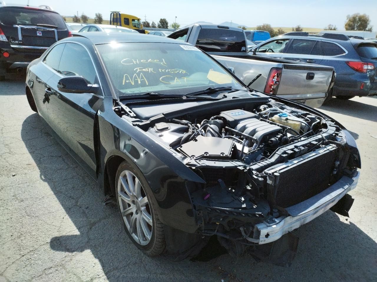 AUDI A5 PRESTIG 2010 with VIN WAUVKAFR8AA021151 - Photo from auction