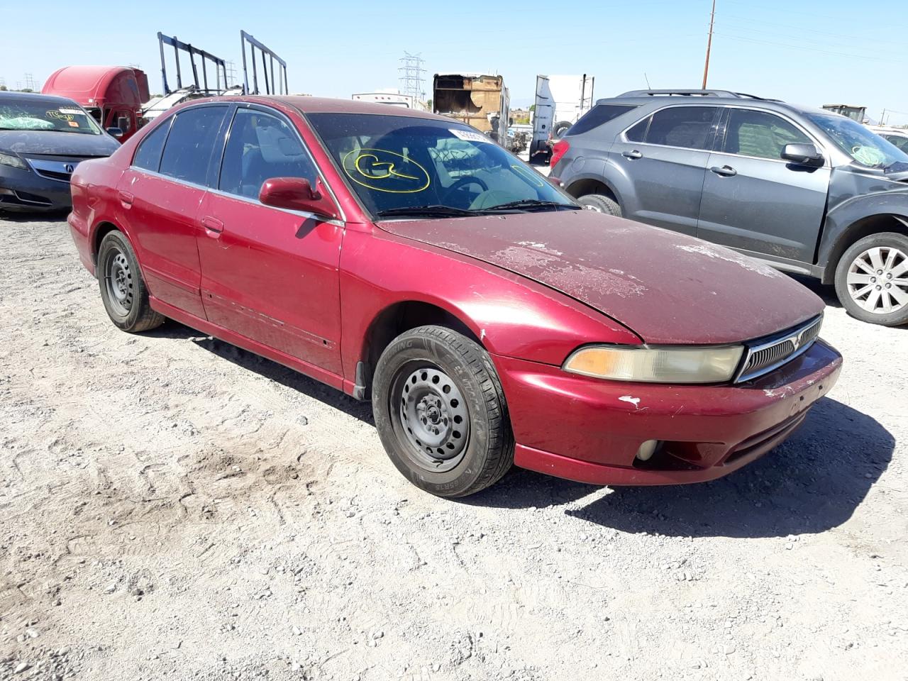 MITSUBISHI GALANT ES 2001 with VIN 4A3AA46G01E154366 - Photo from auction