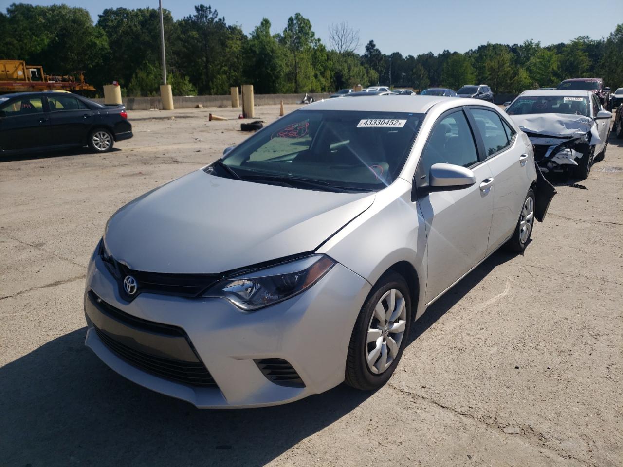 Photo 2 from auction – 2015 TOYOTA COROLLA L with VIN 2T1BURHE1FC316765