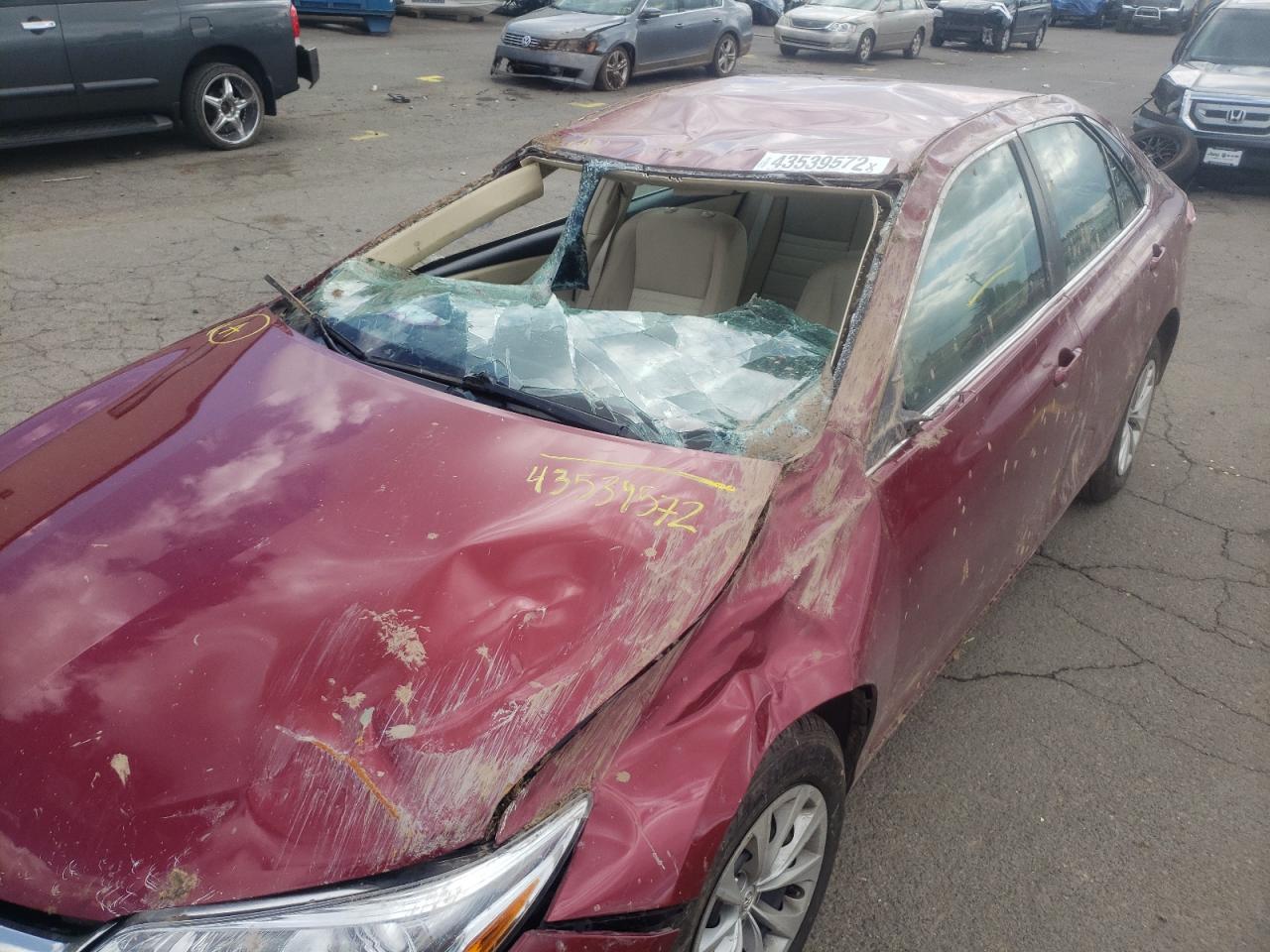 Photo 9 from auction – 2015 TOYOTA CAMRY LE with VIN 4T1BF1FK4FU923441
