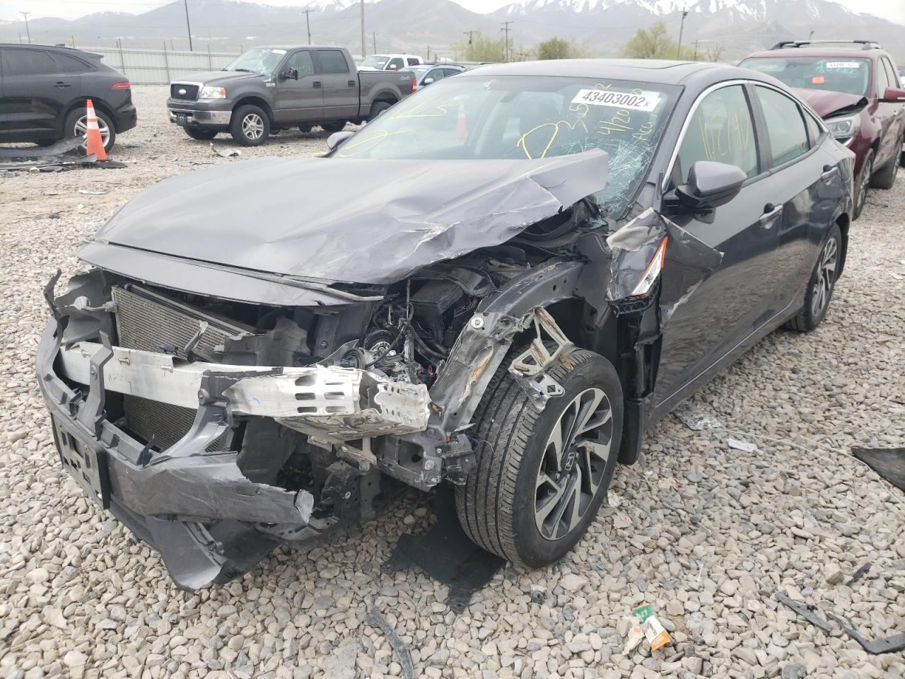 Photo 2 from auction – 2016 HONDA CIVIC EX with VIN 19XFC2F7XGE078269
