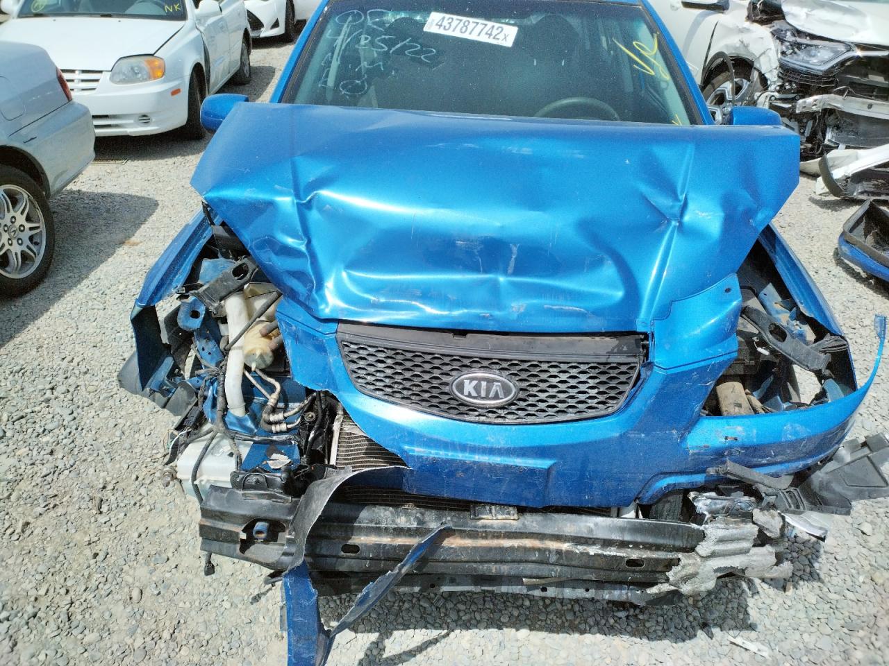 Photo 7 from auction – 2009 KIA RIO BASE with VIN KNADE223896567599