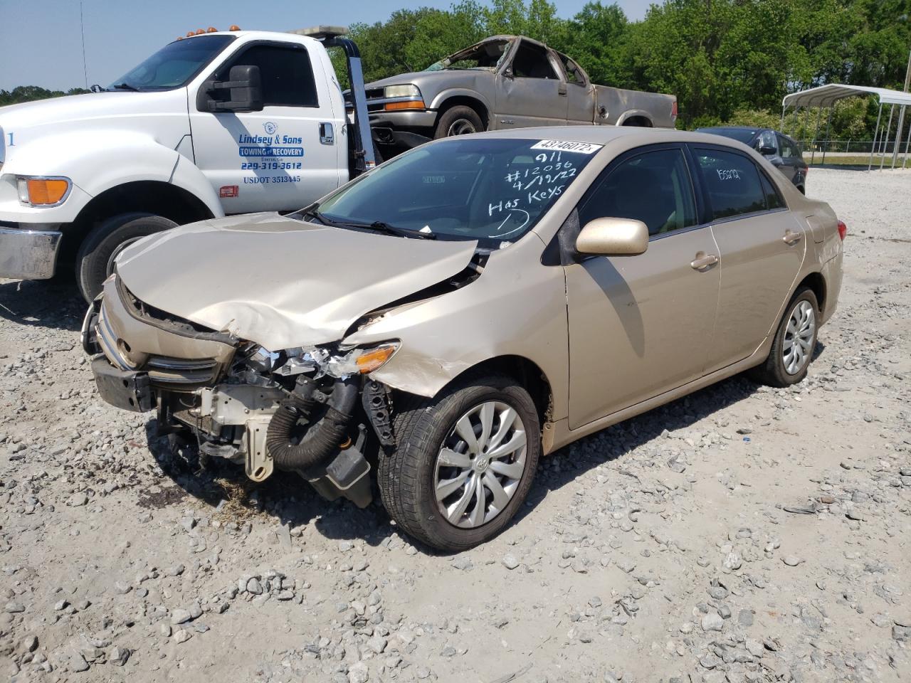 Photo 2 from auction – 2013 TOYOTA COROLLA BA with VIN 5YFBU4EE5DP160315