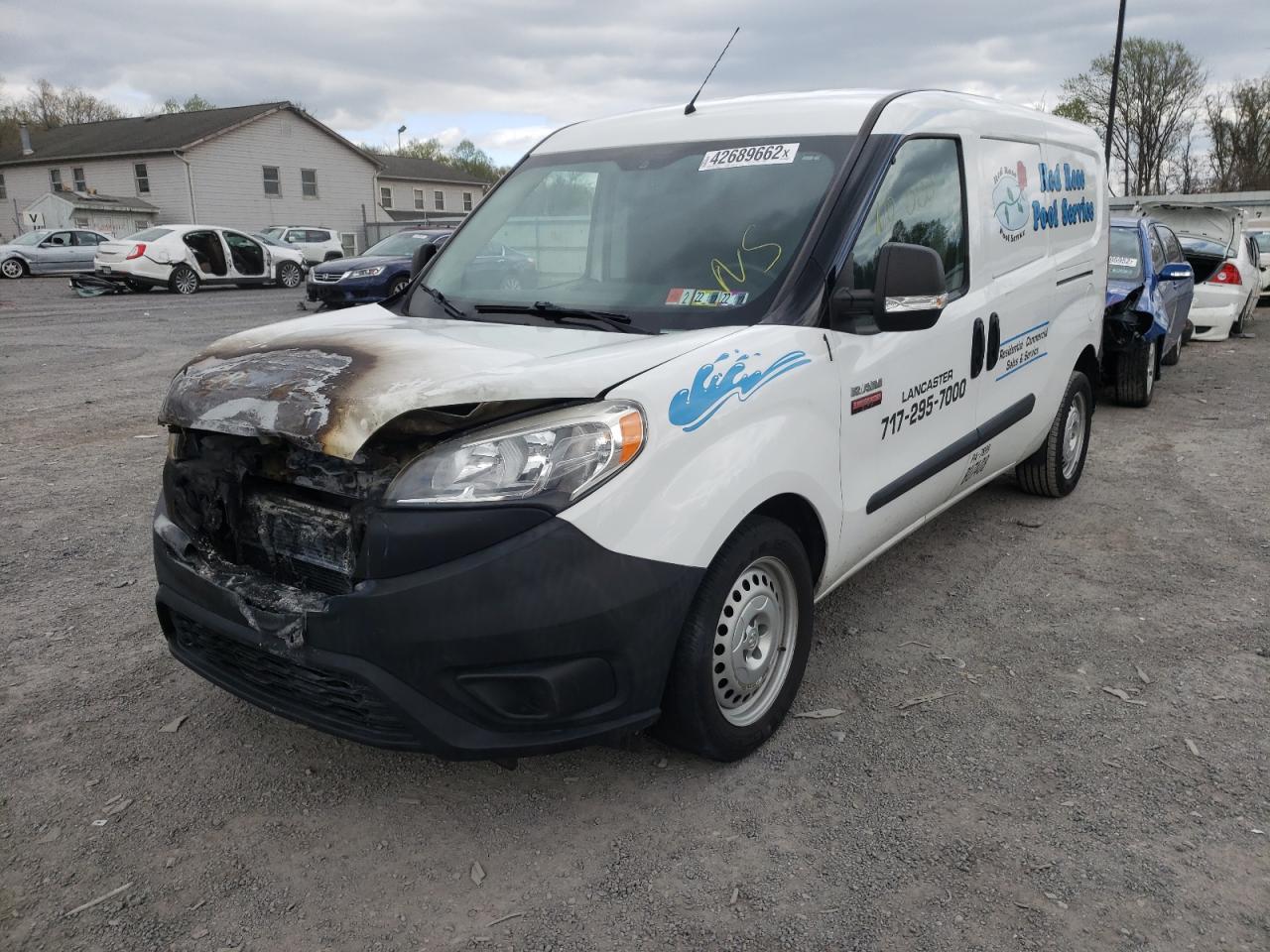 Photo 2 from auction – 2017 RAM PROMASTER with VIN ZFBERFAB5H6D69921