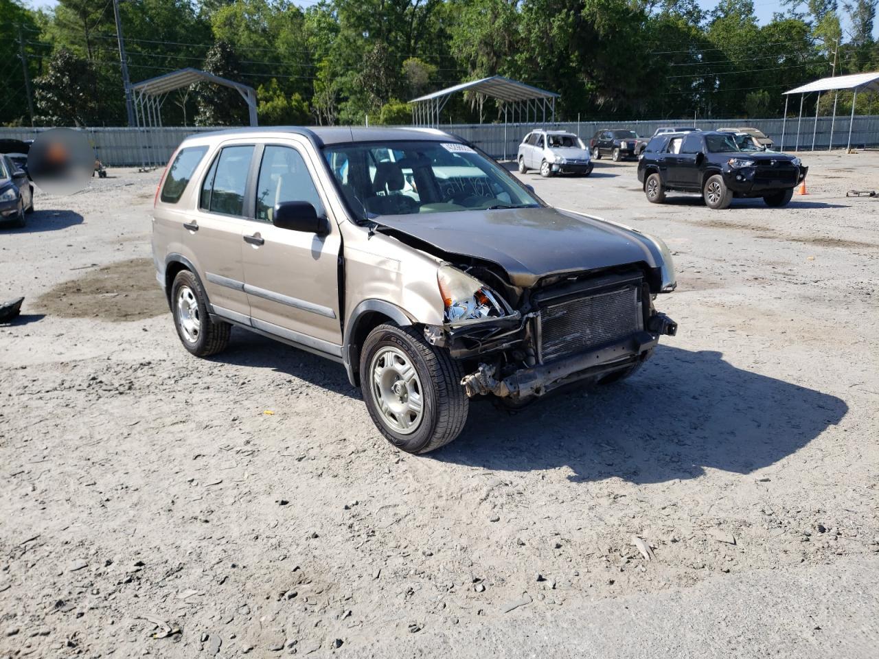 HONDA CR-V LX 2005 with VIN SHSRD68565U304451 - Photo from auction