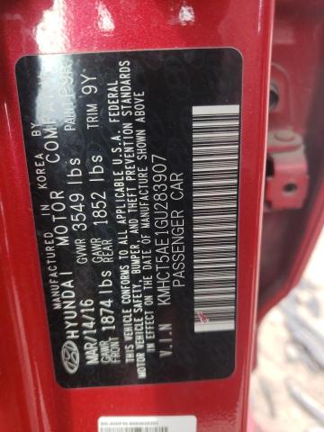 Photo 10 from auction – 2016 HYUNDAI ACCENT SE with VIN KMHCT5AE1GU283907