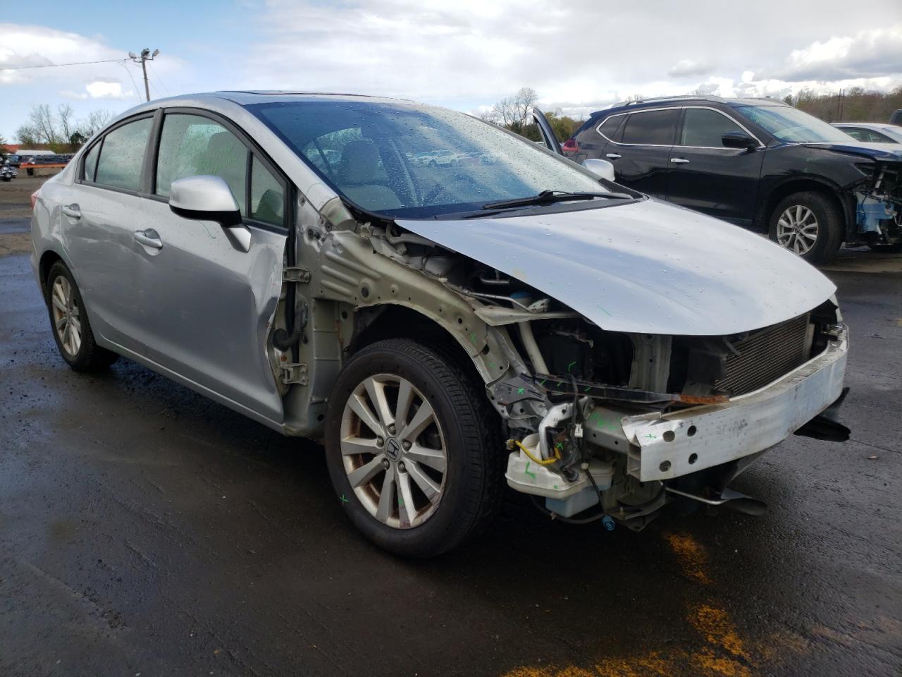 HONDA CIVIC EX 2012 with VIN 2HGFB2F86CH602657 - Photo from auction