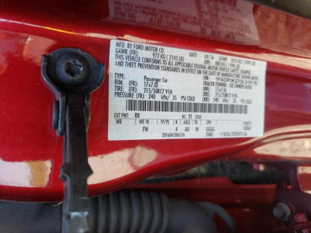 Photo 10 from auction – 2016 FORD FOCUS SE with VIN 1FADP3K27GL318130