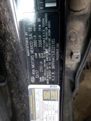 Photo 10 from auction – 2018 KIA FORTE LX with VIN 3KPFK4A71JE221185