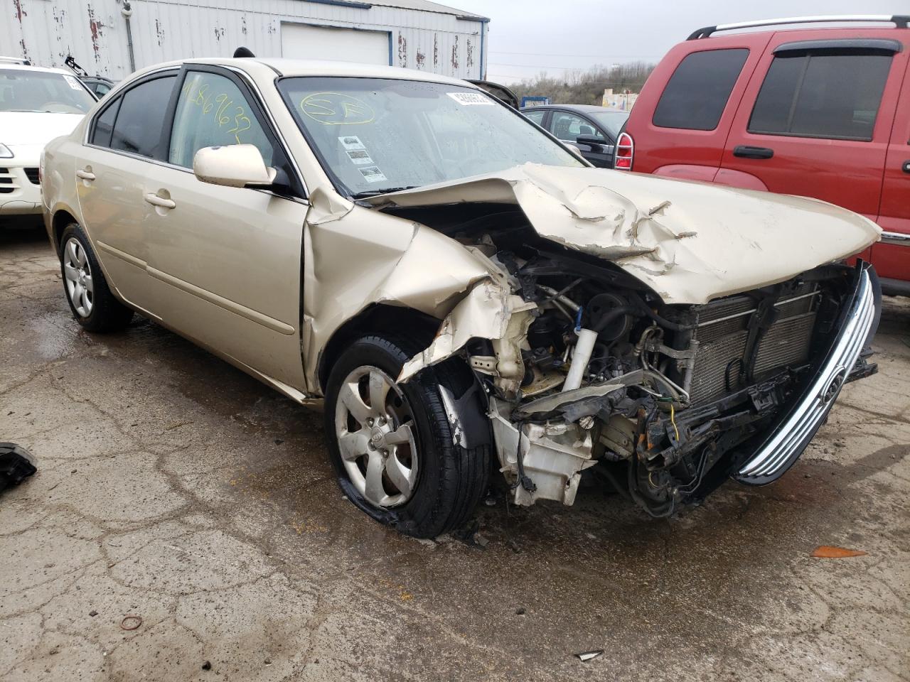 KIA OPTIMA LX 2008 with VIN KNAGE123685265546 - Photo from auction