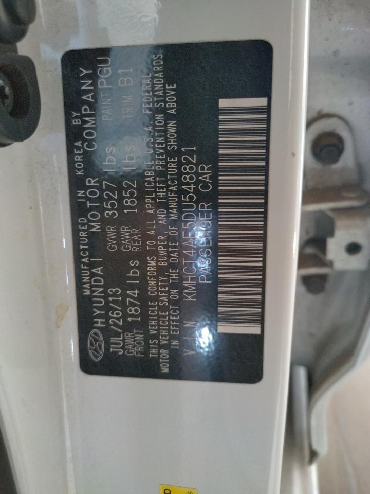 Photo 10 from auction – 2013 HYUNDAI ACCENT GLS with VIN KMHCT4AE5DU548821