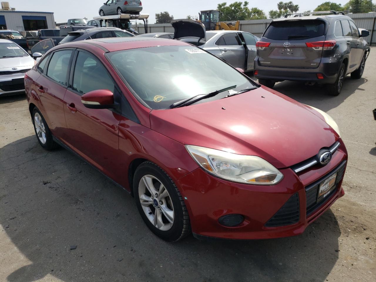 FORD FOCUS SE 2014 with VIN 1FADP3F23EL163518 - Photo from auction