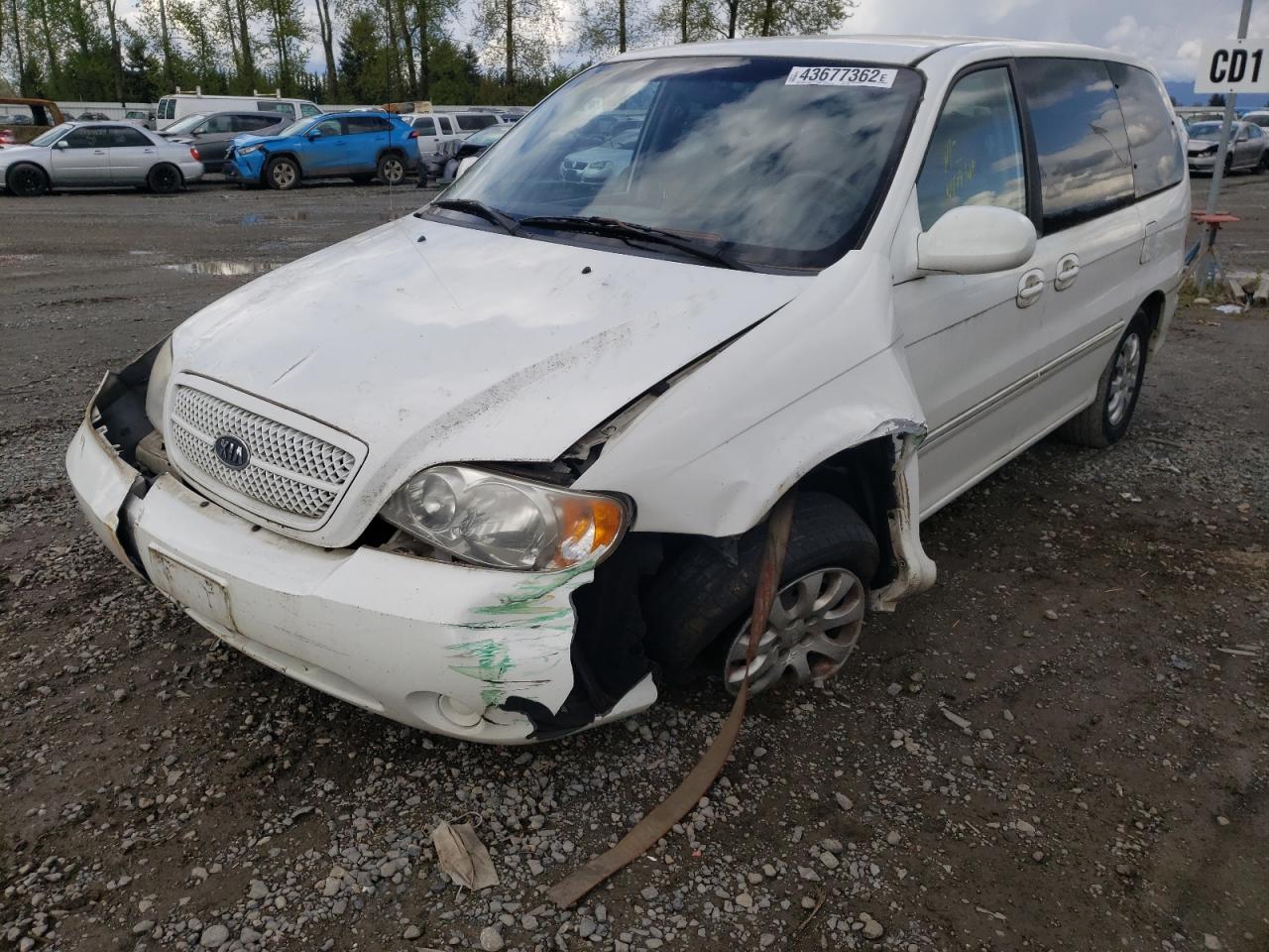 Photo 2 from auction – 2005 KIA SEDONA EX with VIN KNDUP132056761003