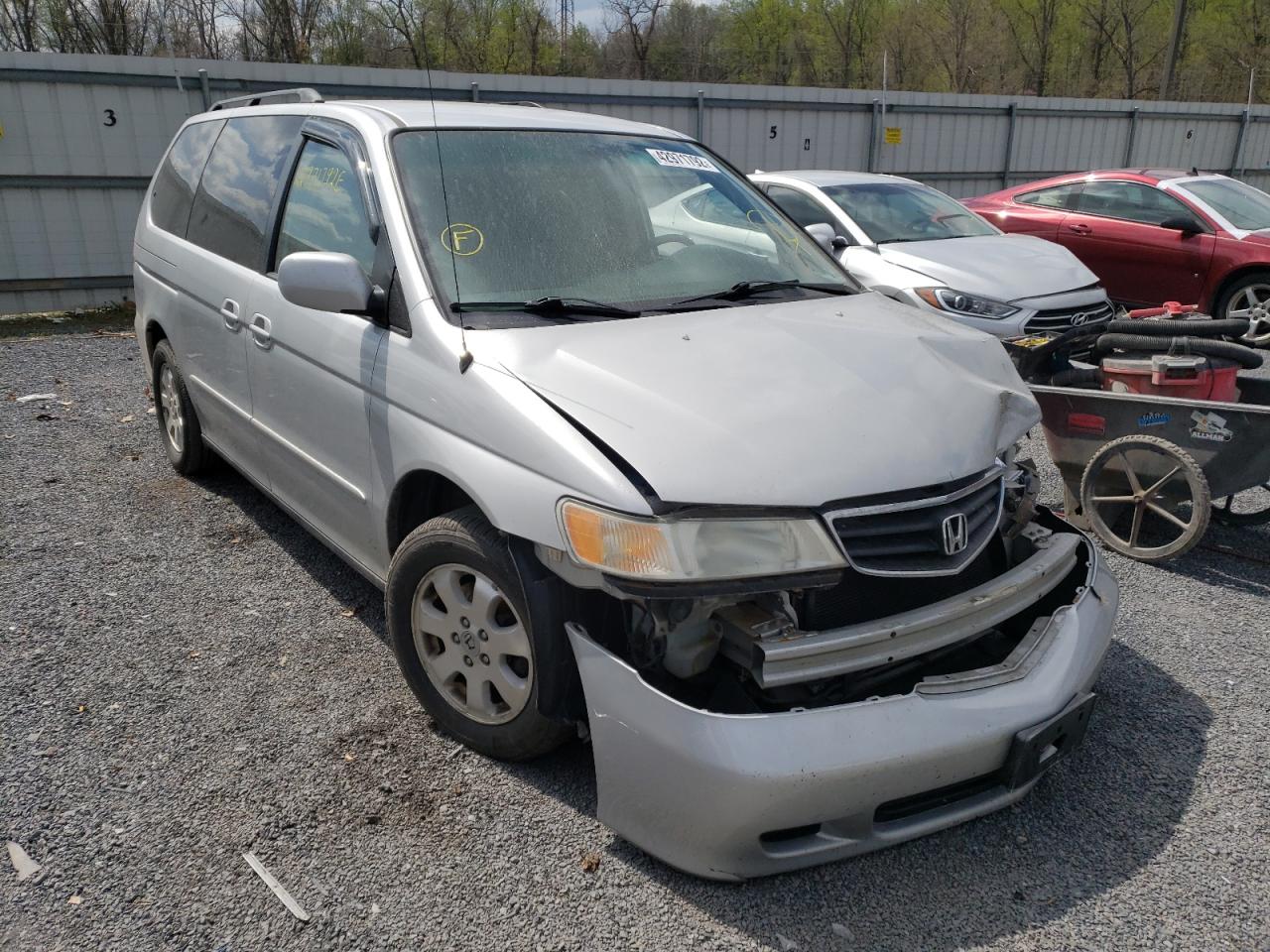 HONDA ODYSSEY EX 2003 with VIN 5FNRL18633B051124 - Photo from auction