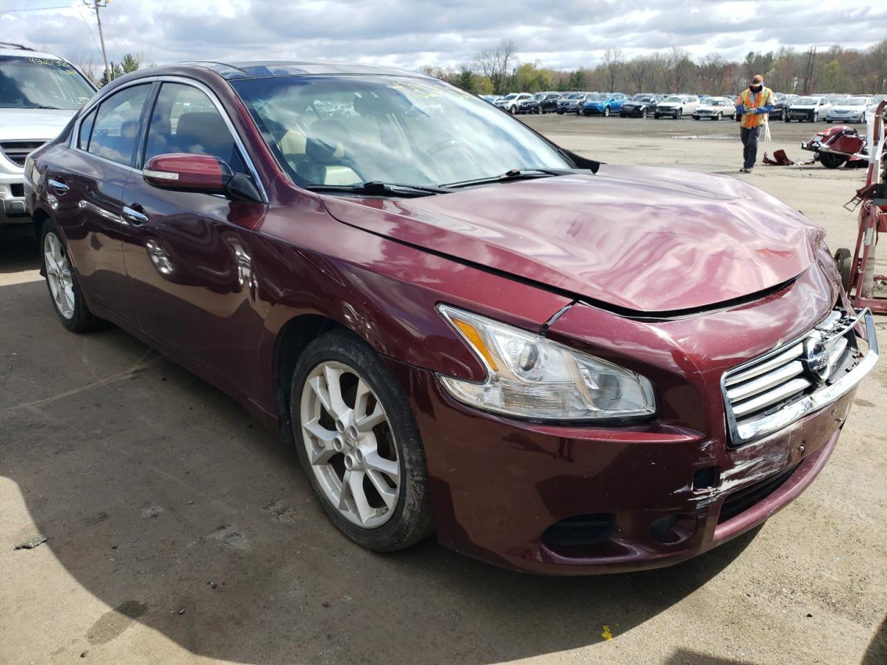 NISSAN MAXIMA S 2013 with VIN 1N4AA5AP2DC803249 - Photo from auction