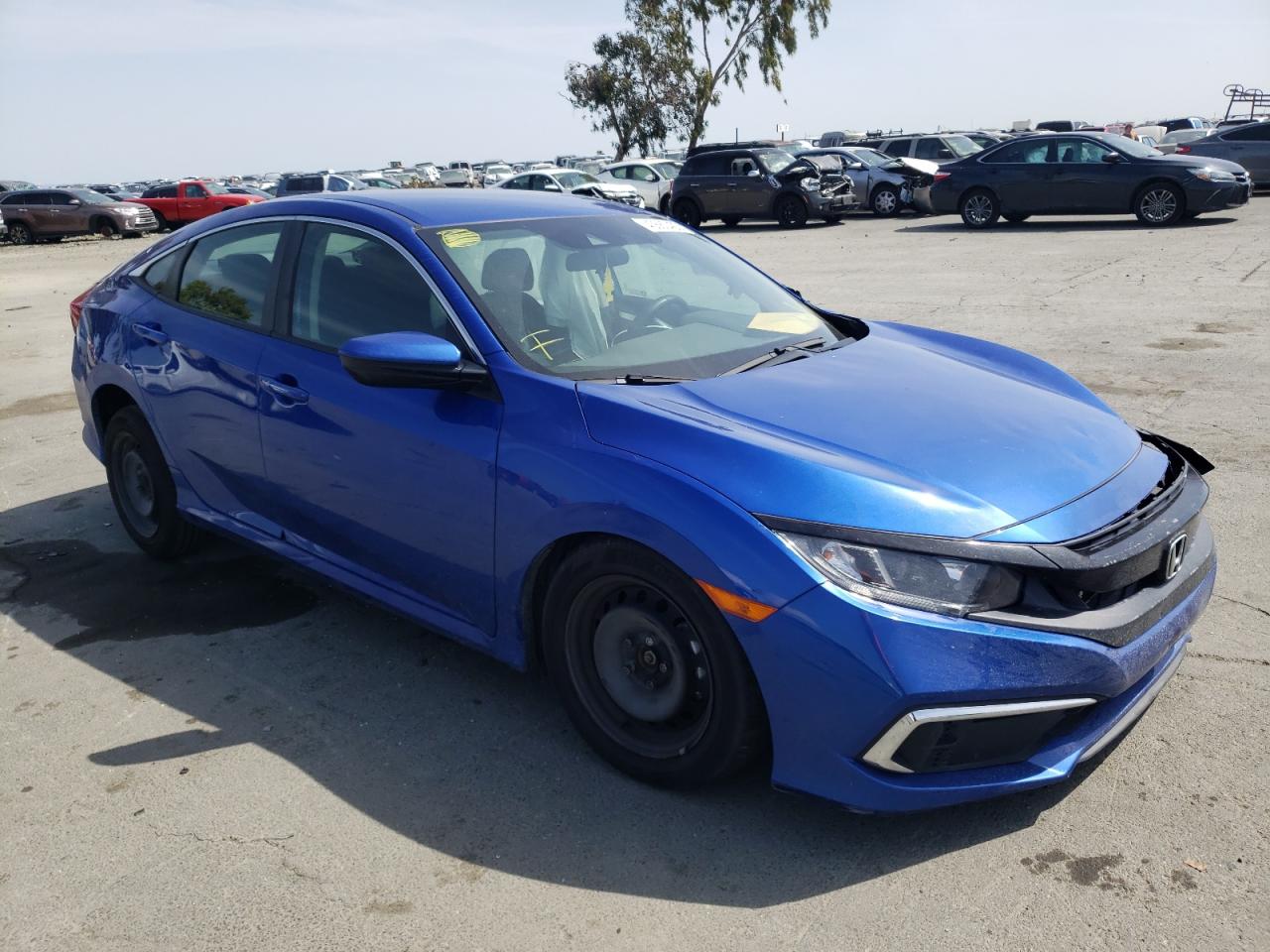 Photo 1 from auction – 2019 HONDA CIVIC LX with VIN 19XFC2F60KE202016