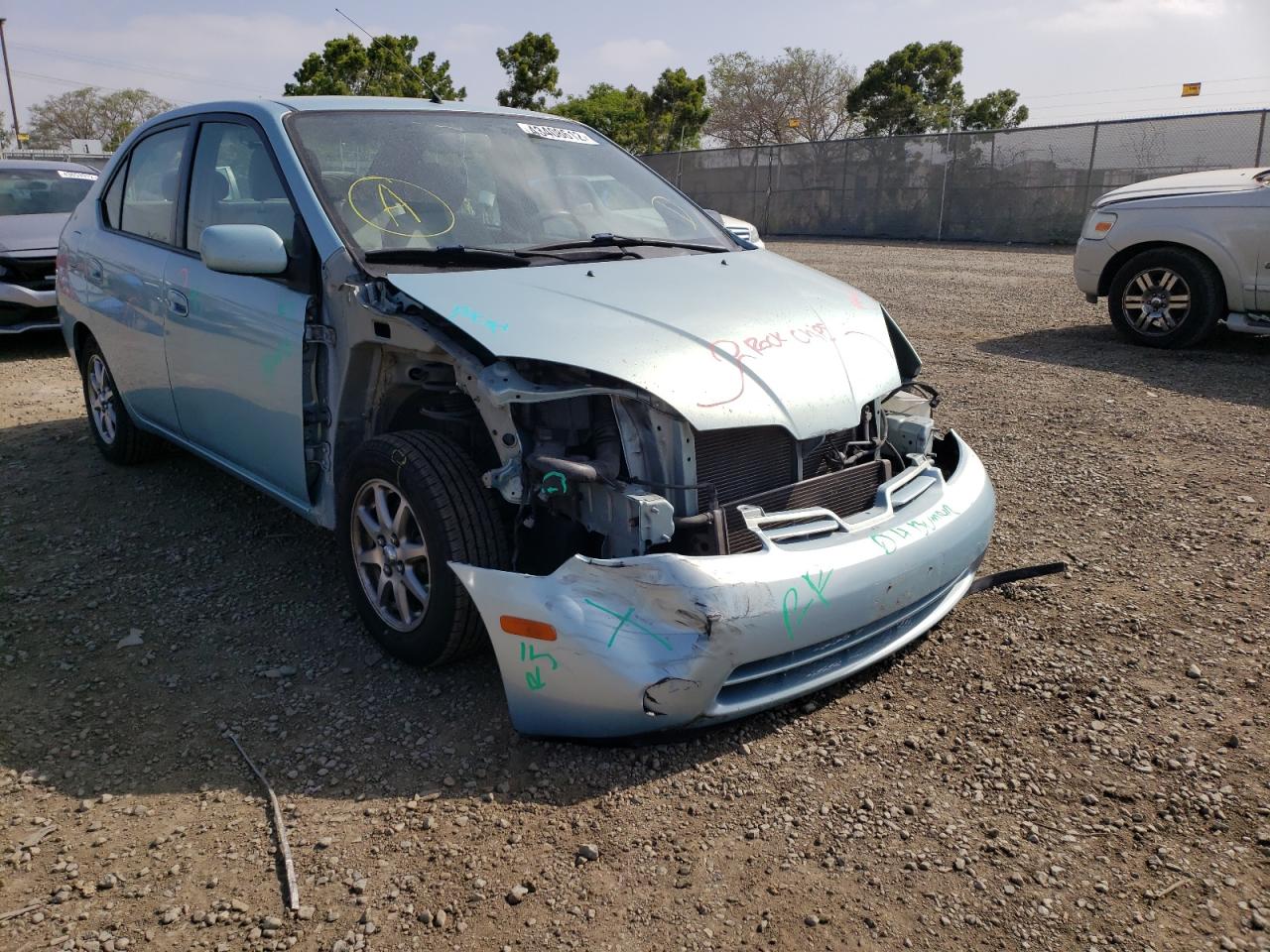 TOYOTA PRIUS 2002 with VIN JT2BK12U220047762 - Photo from auction