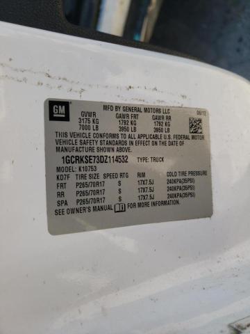Photo 10 from auction – 2013 CHEVROLET SILVERADO with VIN 1GCRKSE73DZ114532