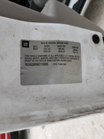 Photo 10 from auction – 2008 CHEVROLET COBALT LT with VIN 1G1AL58F887110906