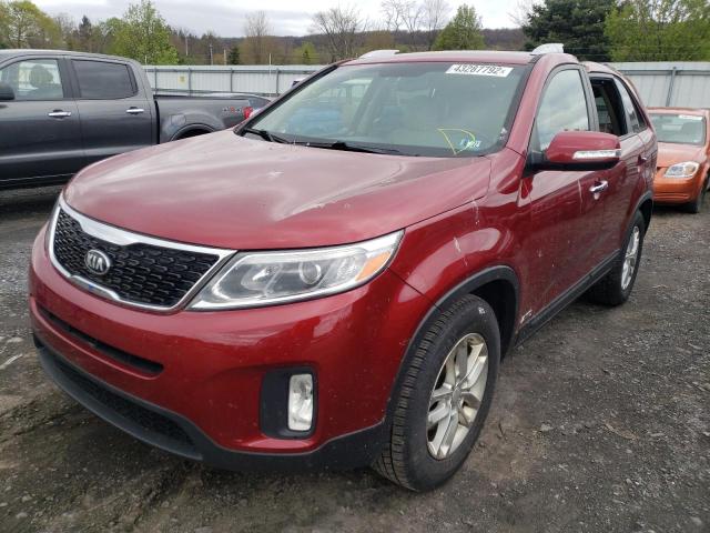 Photo 2 from auction – 2015 KIA SORENTO LX with VIN 5XYKTCA67FG644649
